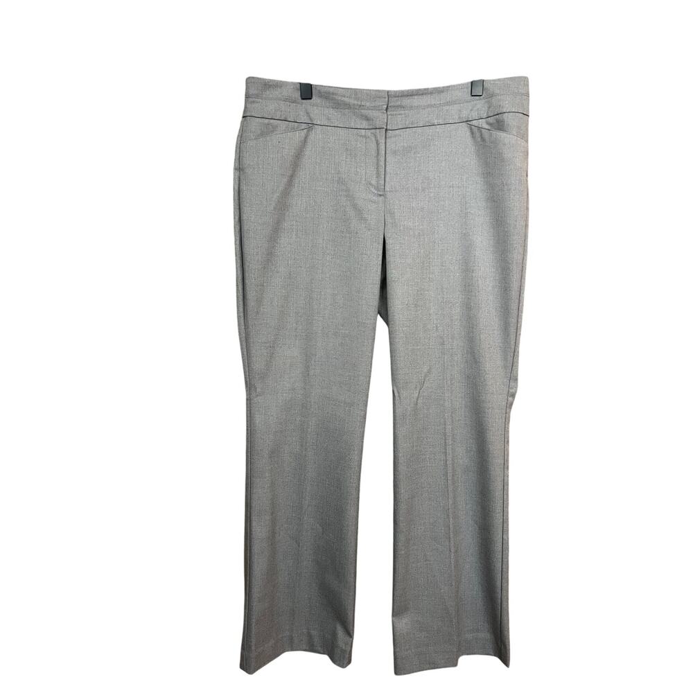 LOFT by Ann Taylor Gray Dress Pants Career Workwear Size 8 Petite